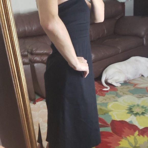 Banana Republic black gabardine dress euc - Picture 4 of 7